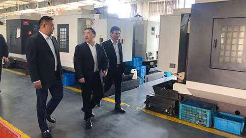 樂清市鄭巨化市長一行蒞臨我公司視察指導(dǎo)工作